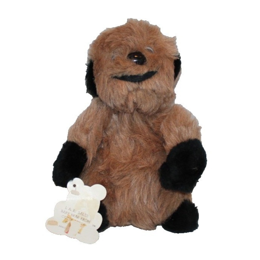 VTG 1982 Dan Dee 8.5" Baby Bear from Outer Space plush stuffed animal alien RARE